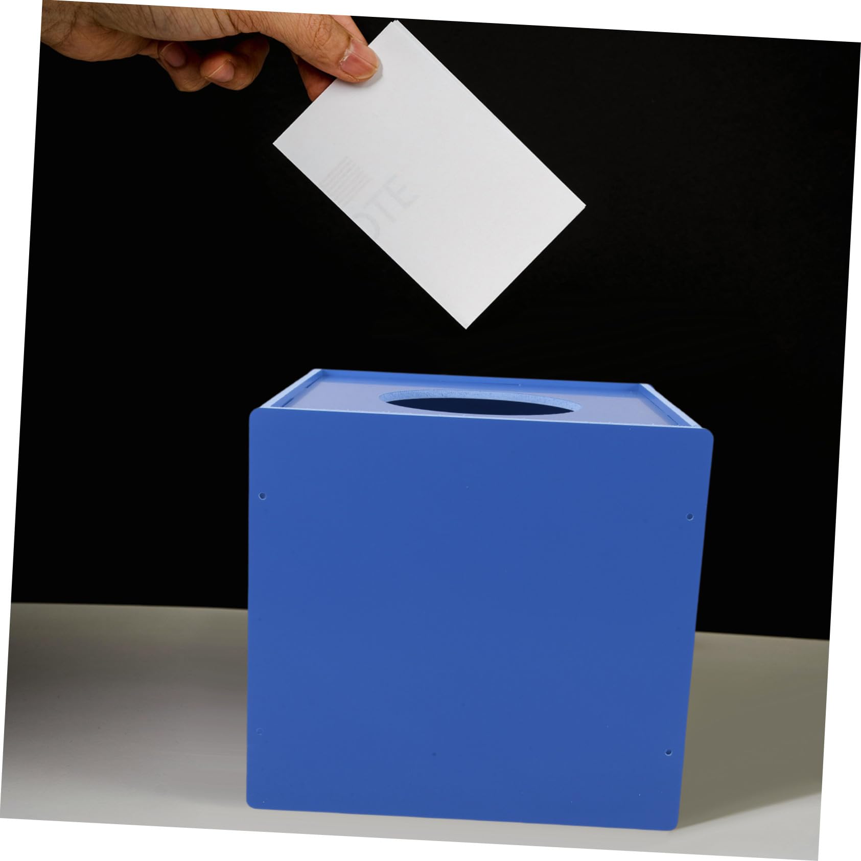 Boîte à Cartes Porte-Cartes Cadeaux Urne de Loterie Urne à Suggestions Boîte à Loterie Cubique