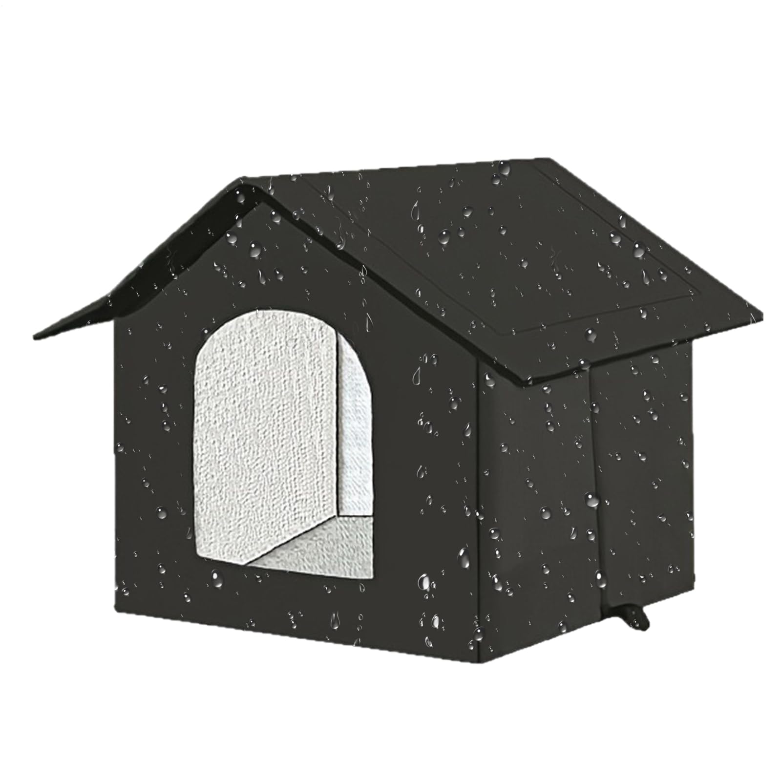 Lit de grotte de chat chaud et imperméable pour chiots en hiver