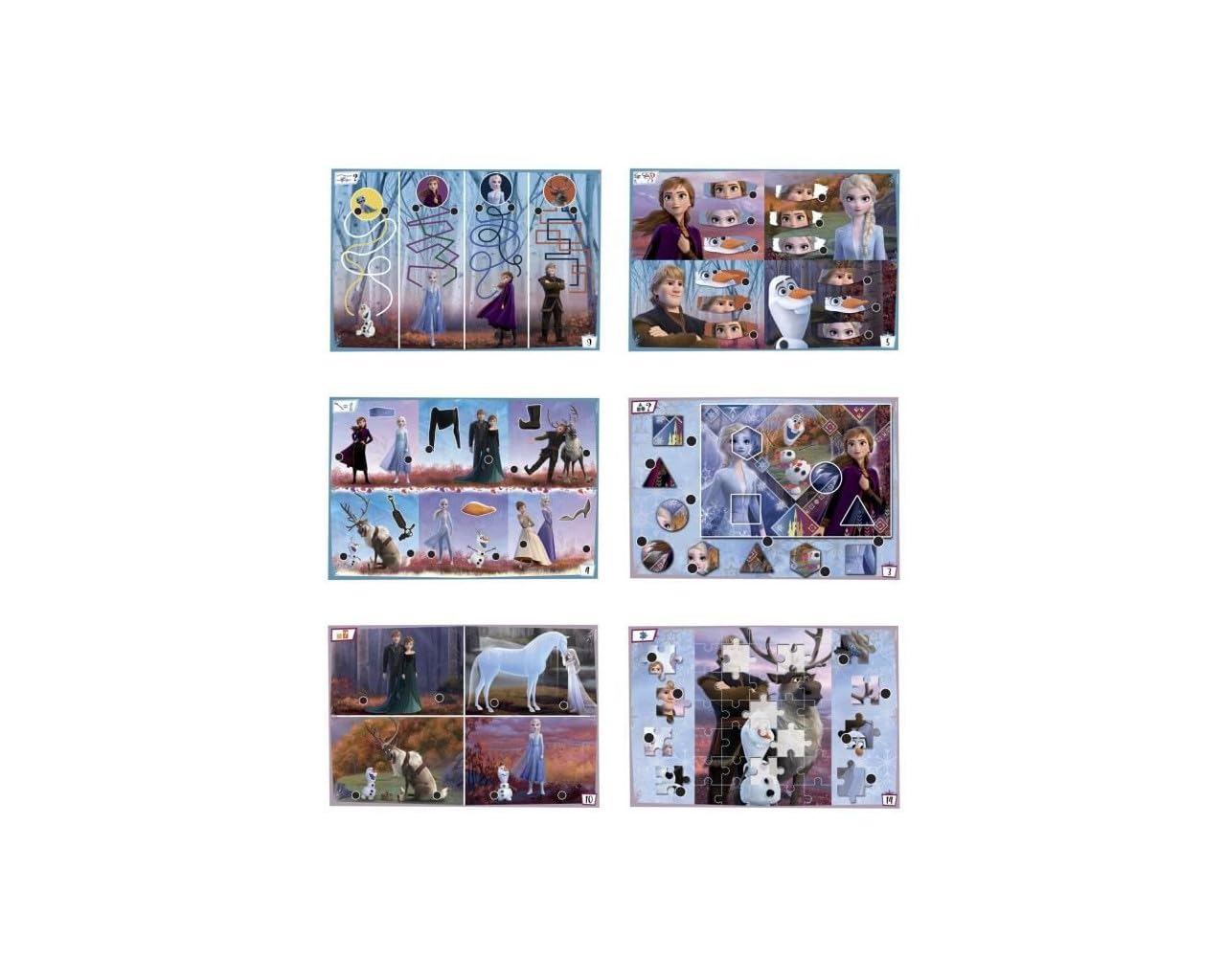 Clementoni Disney Frozen - Travel Quizz - 16674, Mehrfarbig - Image 3