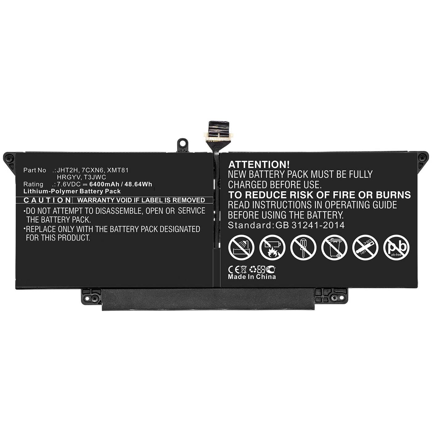 Laptop Battery For Dell 5704174371786
