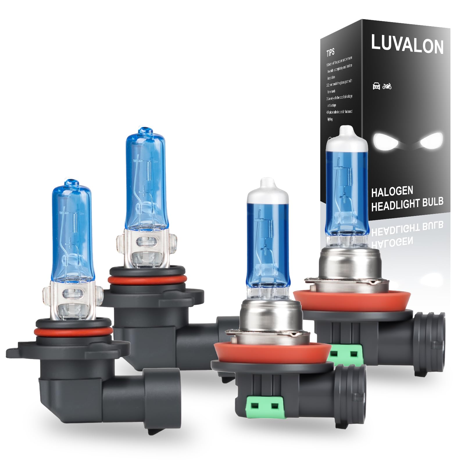 LUVALON H11 + 9005 Halogen Set