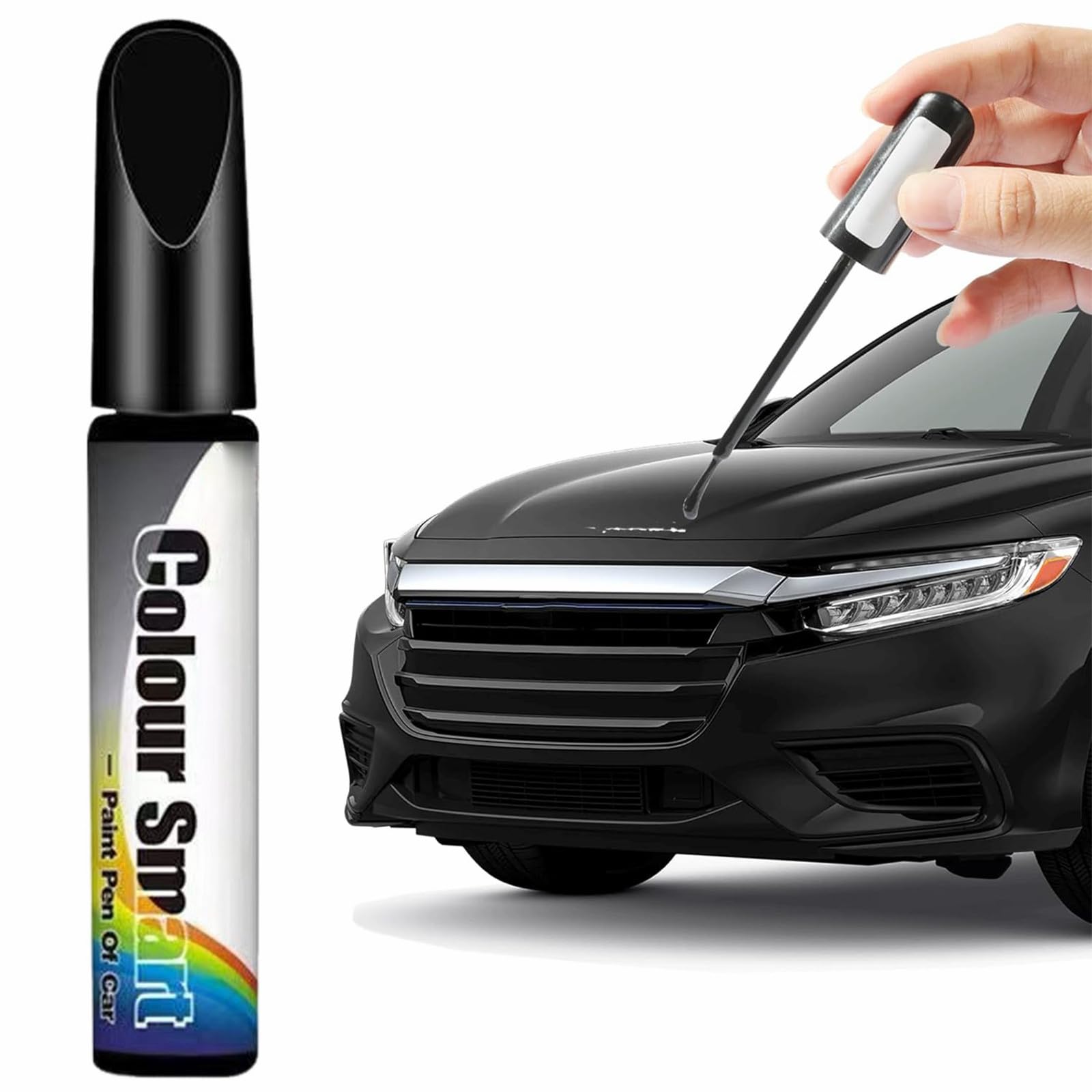 Lackstift Auto, Kratzer Entferner Auto, Lack Reparatur, Car Scratch Remover, Kratzer Reparatur Stift, Lackstifte für Autokratzer, Perfekte Deckkraft und Schnelle Trocknung (Schwarz -1 Stück)