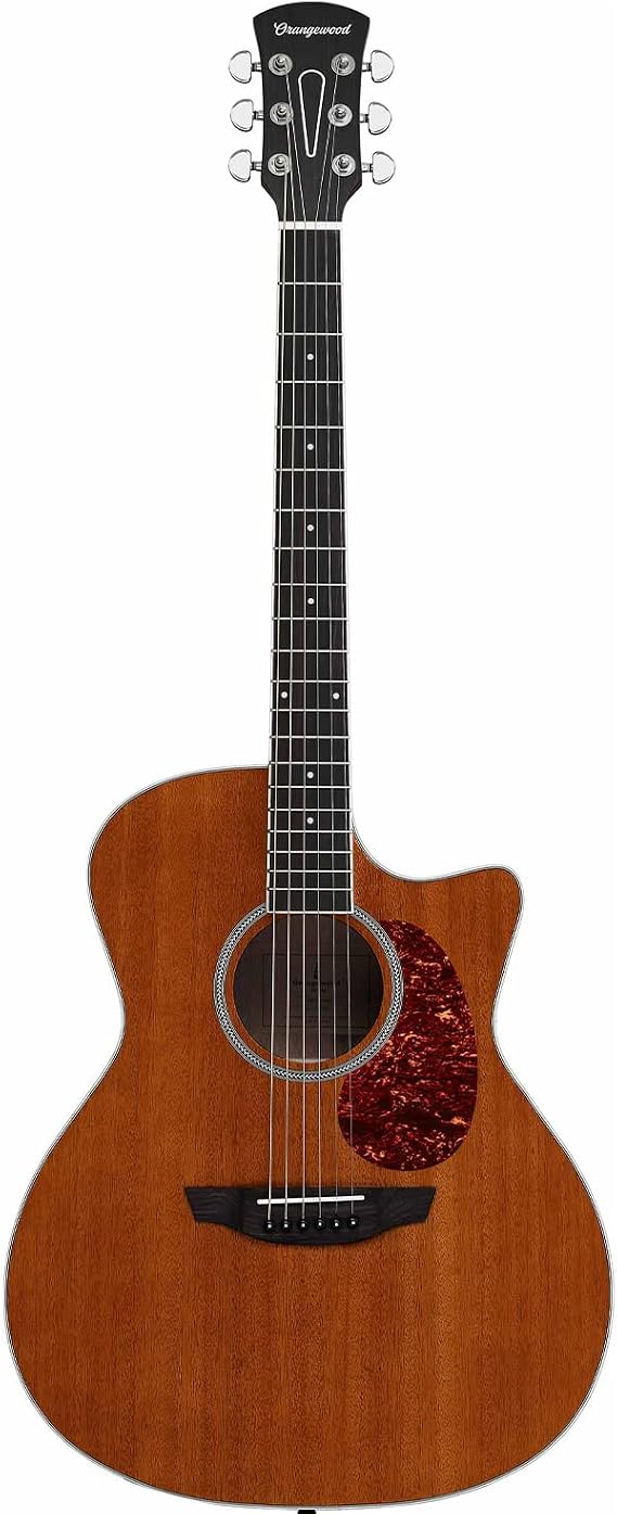 Orangewood Rey Cutaway Style Acoustic Guitar with Mahogany Top