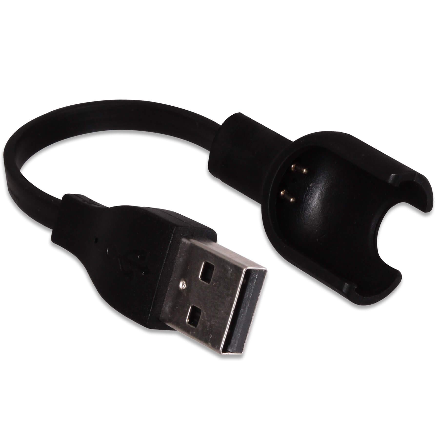 SYSTEM-S Docking Station USB Per Xiaomi Mi Smart Band 4 - Caricabatteria Da Tavolo Con Cavo Da 20 Cm