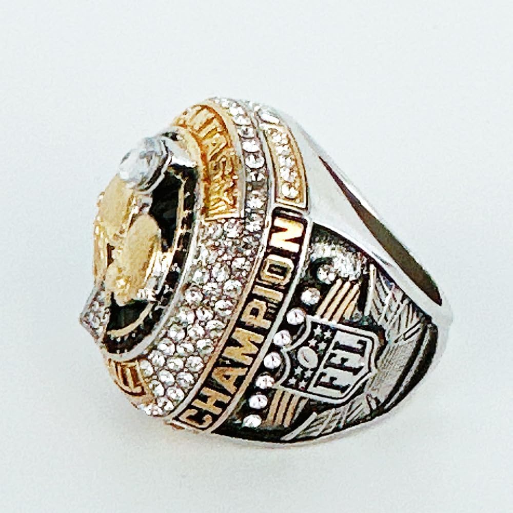 2023 Fantasy Football Championship Ring Replica FFL League Champions Rings Rugby Fans Souvenir Collectibles Home Office Theme Ornaments Gift for Men Boyfriend,14#