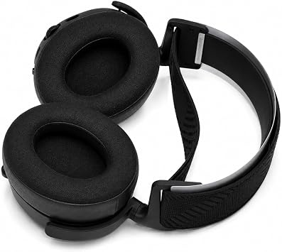 SteelSeries Arctis 1/3/5/7/7+/7P/7P+/7X/7X+/9/9X/Pro/Prime Uyumlu Soğutucu Jel Kulaklık Yastığı, Hafızalı Köpük Yedek Ped, Serinletici Kumaş Kulaklık Süngeri (SOĞUTUCU JEL -SİYAH)