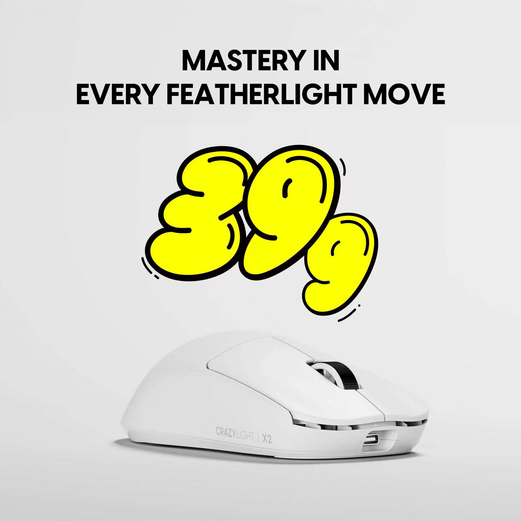 Pulsar Gaming Gears X2 Crazylight Mouse para jogos sem fio