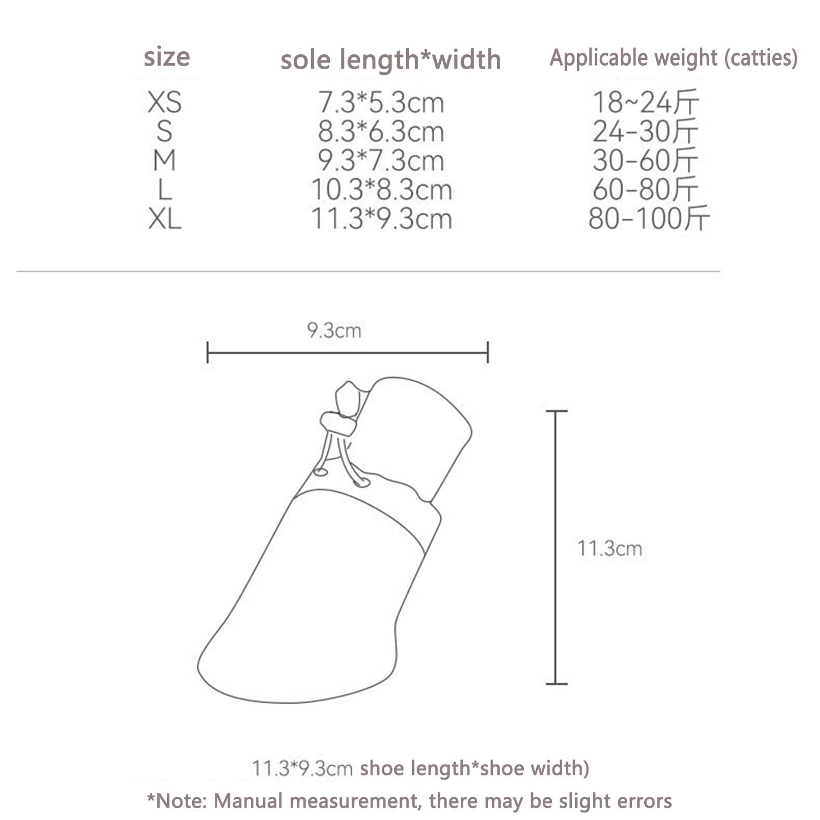 JUSHZ Hundeschuhe Wasserdicht Pfotenschutz Dog Shoes Hund Schuhe Atmungsaktiv 4er-Set Abriebfester Gegen Hitze Herbst Winter Bequemes Warmes Verdicktes Fleece rutschfeste Reflektierend (S,Black Thin)