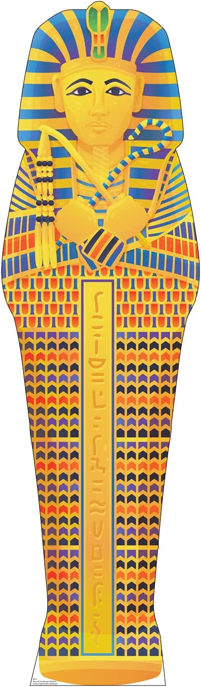 Cardboard People Pharaoh Sarcophagus Mummy Cardboard Cutout Standup