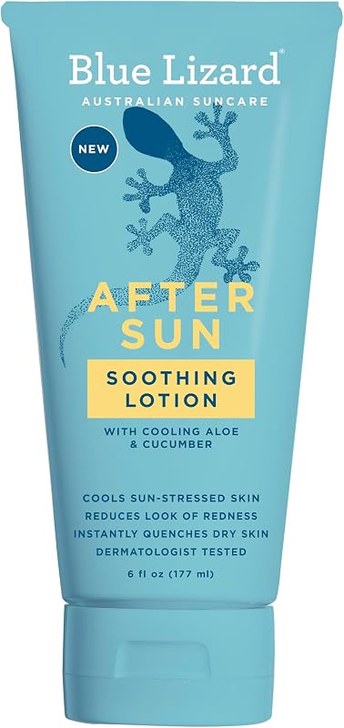 After Sun Soothing Lotion, Lightweight Formula with Shea Butter, Soothes and Moisturizes, Proven to Reduce the Look of Redness, Instant Hydration, Vegan, Hypoallergenic, 6 oz.