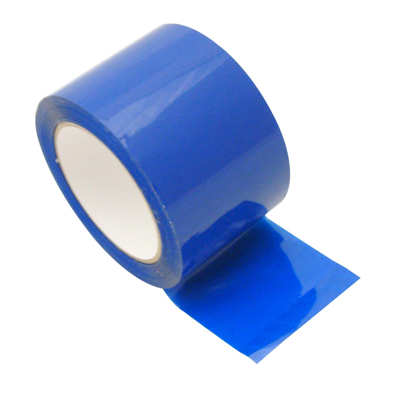 J.V. Converting JVCC Premium Grade Colored Packaging Tape (OPP-26C), 3 in. (72mm Actual) x 72 yds. (Blue)