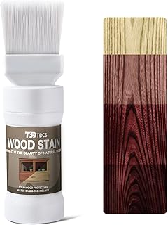 Wood Stain, 6.35 Fl Oz Water Based Wood Stain and Sealer in One - No Priming, No Top Coat Required, Fast Drying|Non-Toxic|Low Odor, Perfect for Indoor and Outdoor Furniture (Black Cherry)