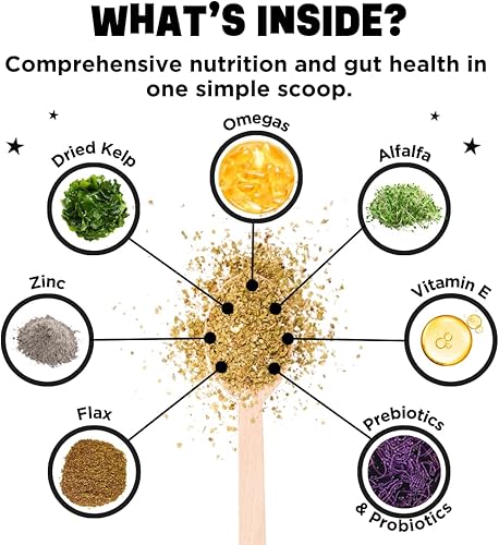 Miniatura 2 de Dinovite Suplemento probiótico para perros - Omega 3 para perros - Alivio de puntos calientes - Suplemento de piel y pelaje para perros - Suministro