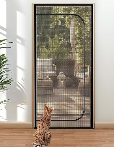 Cat Gate For Door 90cm(Black,150x220cm)