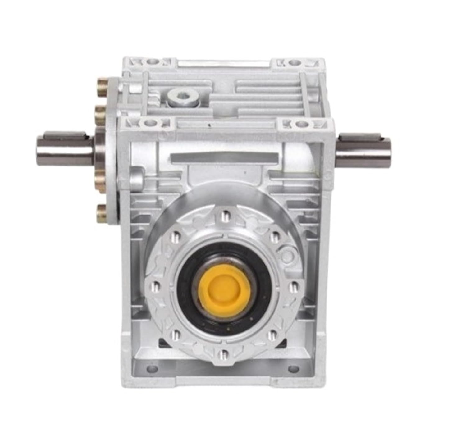 5: 1-100: 1 Gear Ratio 90 Degree Worm Gearbox Speed Reducer NRV075-VS Double Input Shaft 24 Mm