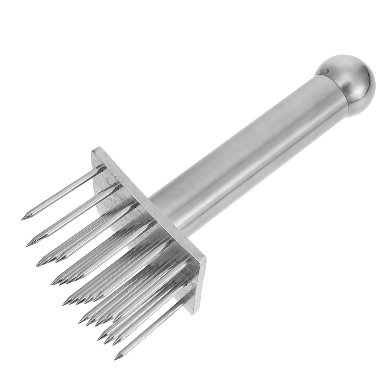 BRIGHTFUFU 1Pc Meat Tenderizer Needle Tool Heavy Duty Kitchen Meat Tenderizer for Softening Beef Chicken Veal and More Comfortable Grip for Effortless Use