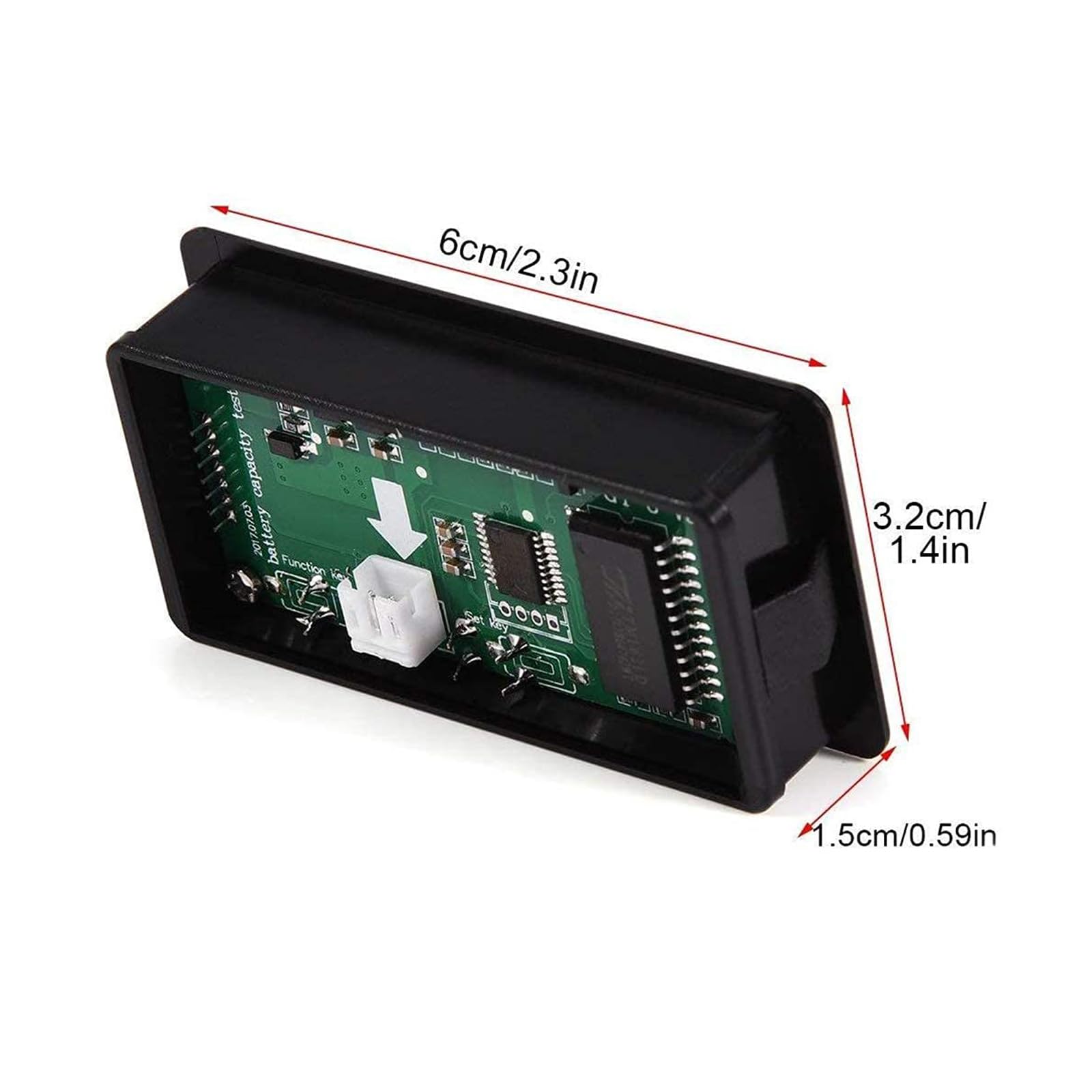 Dutty display del livello della batteria 12V 24V 36V 48v 72v indicatore di capacità della batteria Golf cart voltmetro, monitor impermeabile voltmetro digitale tester 3S - 26s