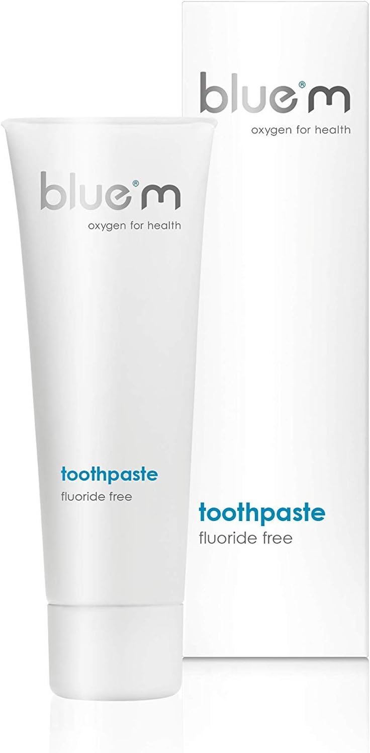 Toothpaste Fluoride Free - 75ml - with Active Oxygen - for Daily Oral Care - Helps Teeth and Gums Stay Healthy