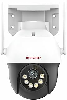 MANOMAY 3MP Wi-Fi Protect Pro Mini Pan-Tilt Camera | BIS-ER (STQC Certified) WiFi CCTV Camera | Full Color Night Vision | ... Price In India