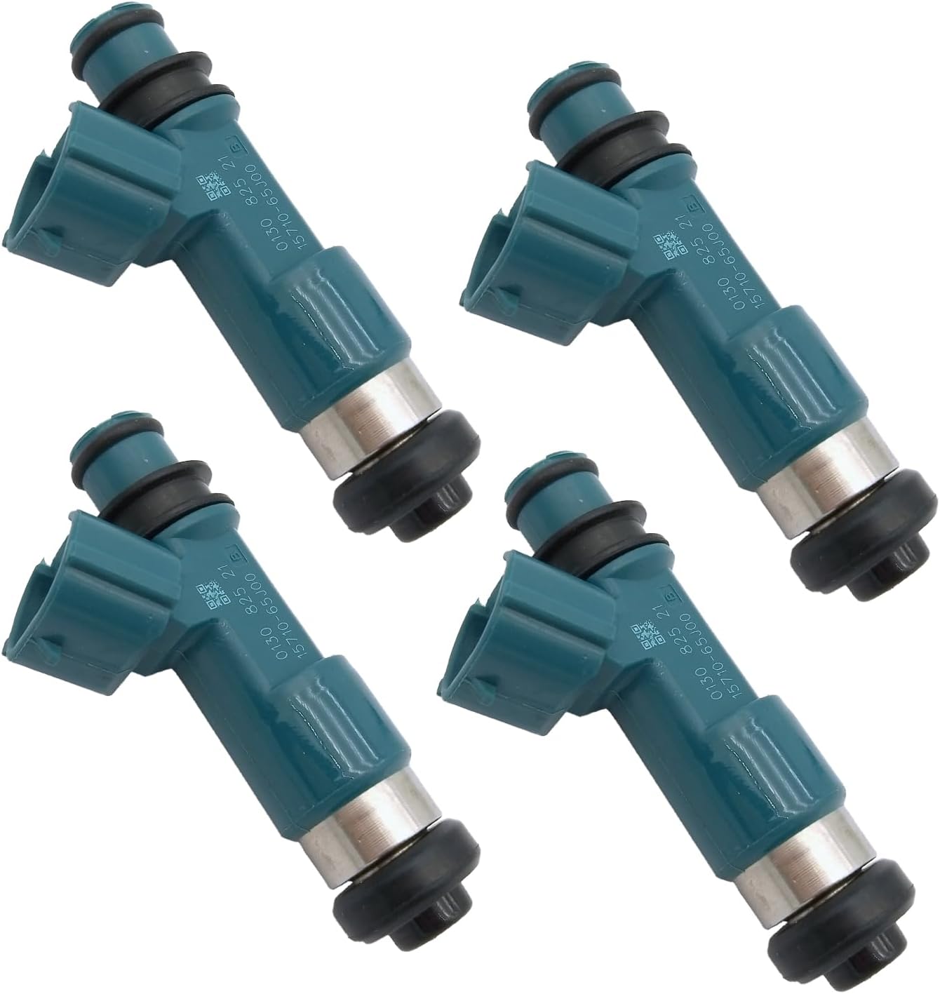 JESBEN 15710-65J00 4pcs Fuel Injector 12 Holes Replacement for Suzuki SX4 2.0L-L4 2007-2010 FJ1053 1571065J00