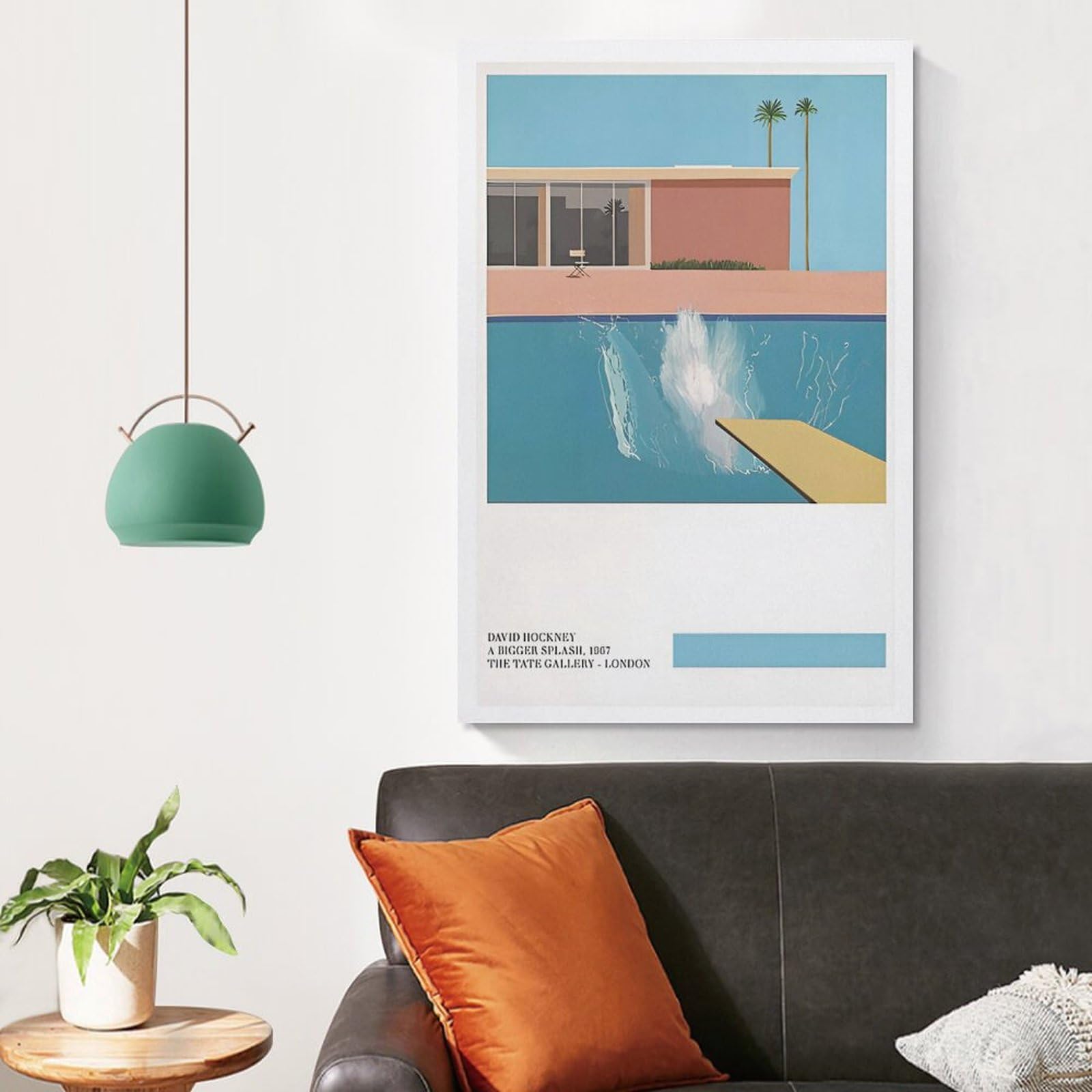 Amazon.co.jp: デヴィッド・ホックニー「A Bigger Splash」装飾