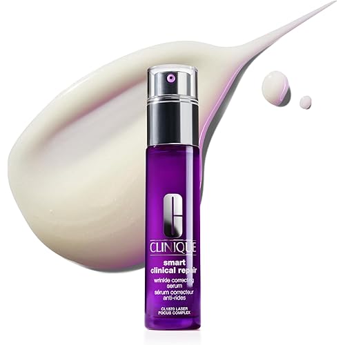 Clinique Smart Clinical Repair Wrinkle Correcting Anti Aging Face Serum With Hyaluronic Acid, Peptides + Advanced Retinoid Serum For All Skin Types | Hydrating