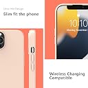 YATWIN Silicone Back Case for iPhone 12 Pro Max, Soft-Touch Phone Back Cover for Apple iPhone 12 Pro Max - Light Pink gallery image