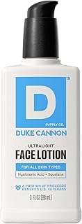 Duke Cannon Loción facial para hombre, hidrat...