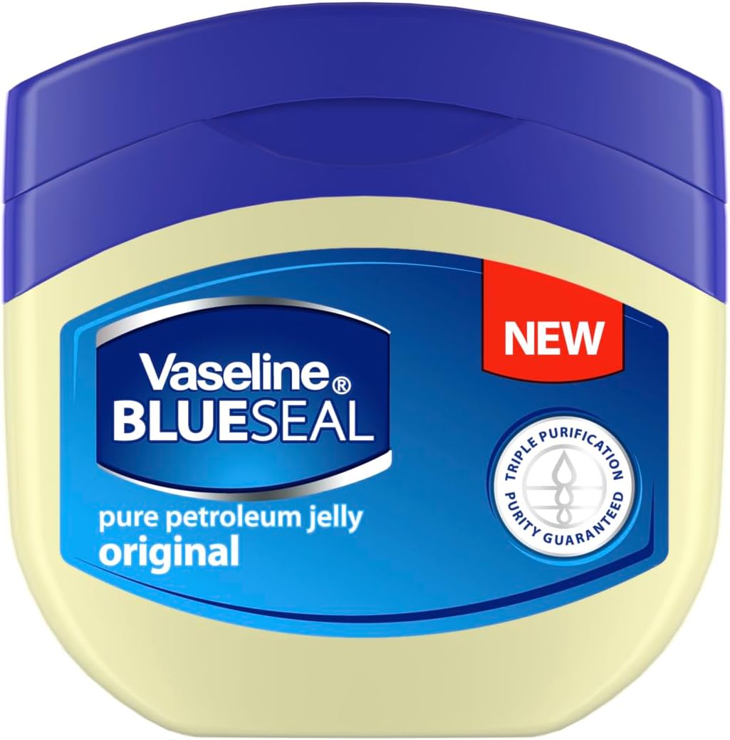 Vaseline Unscented Petroleum Jelly 50ml - Healing Whole Body Moisturizer for Dry Skin, 1.69oz Original Jelly