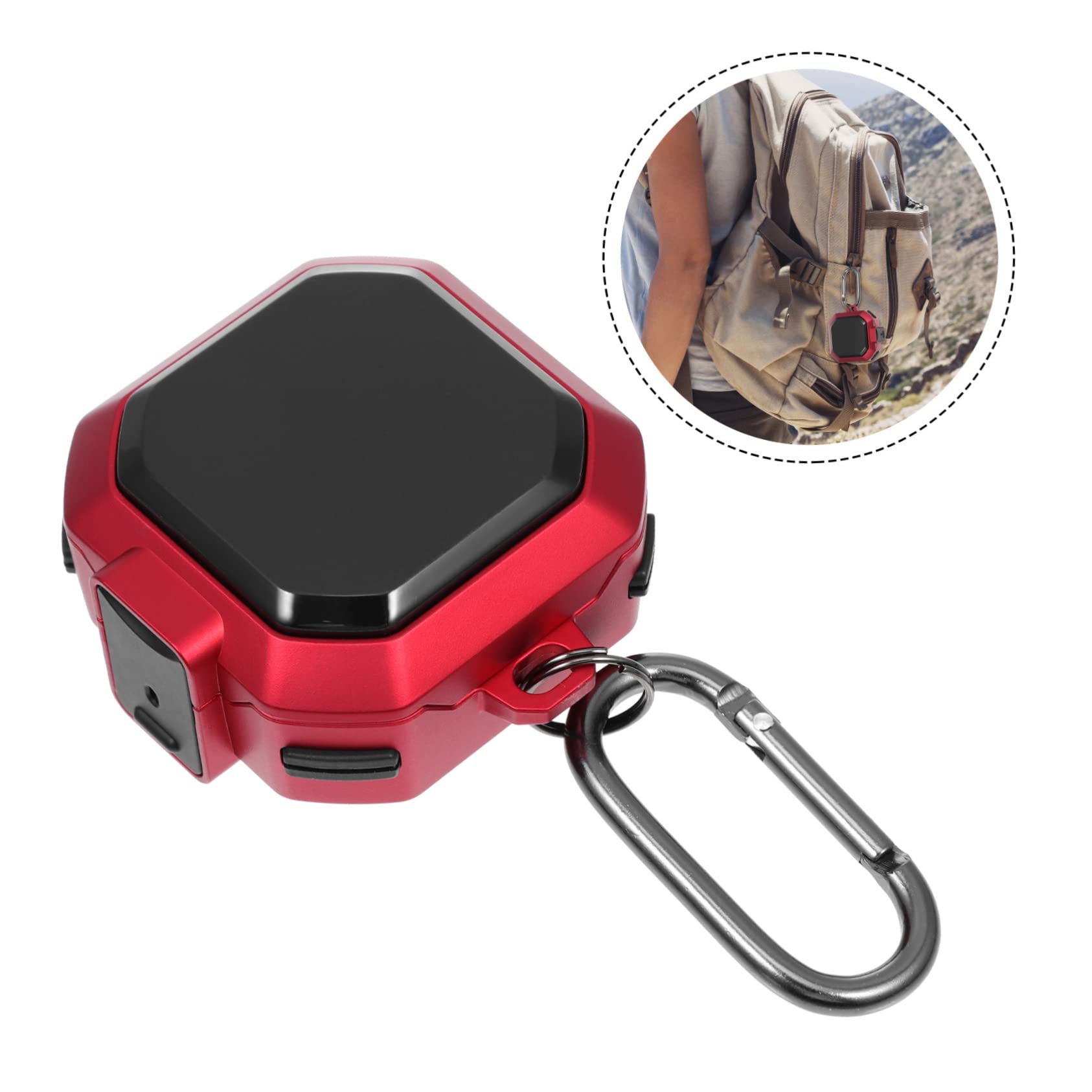 BESTonZON 5 Juegos Caja De Auriculares Auriculares Inalámbricos sobre La Oreja Inalámbricos Auricular Inalámbrico Rojo Anti Choques Caparazón Blando Profesional TPU