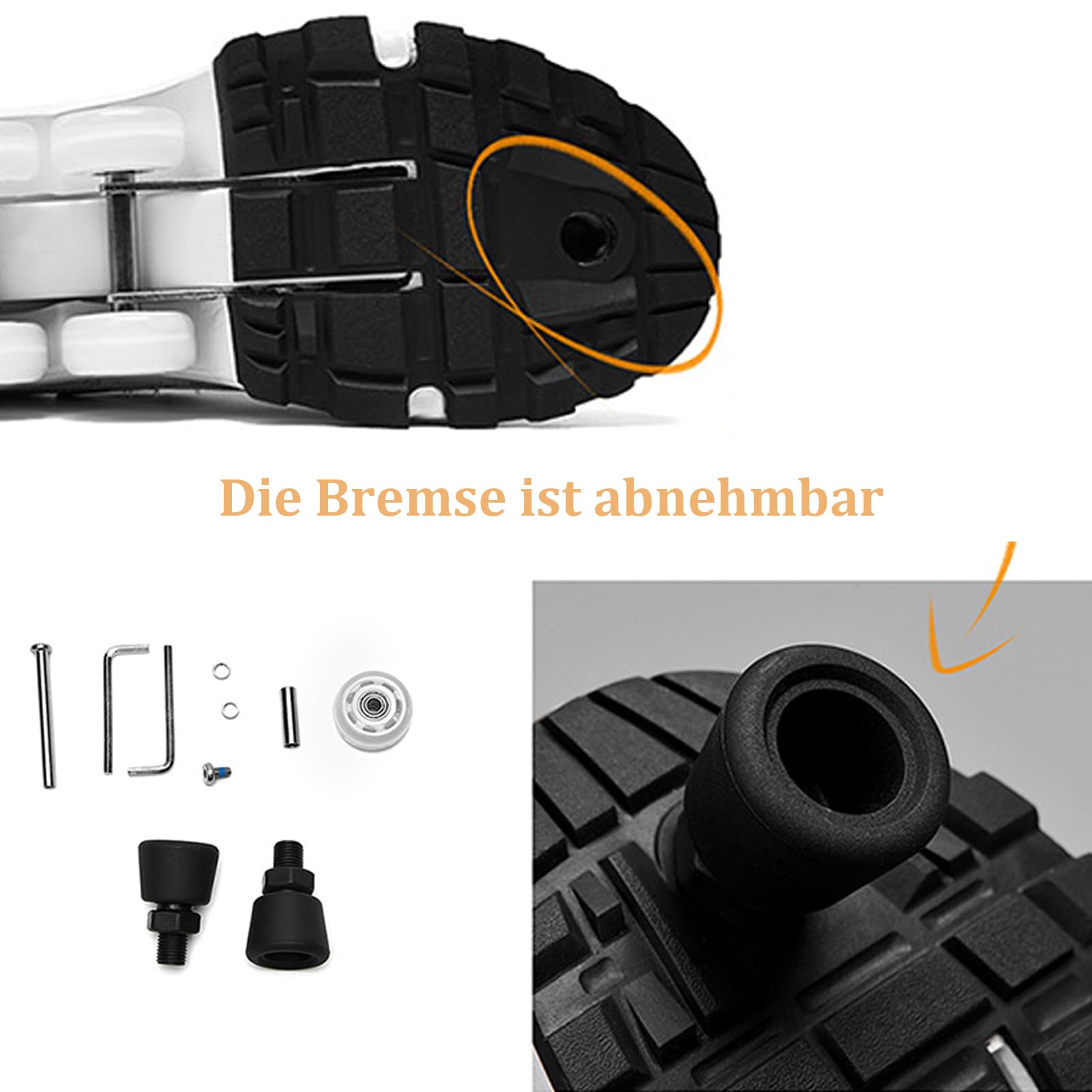 Roller Skate Shoes Jungen Mädchen Rollschuhe Schuhe mit Rollen 4-Rad Skateboardschuhe, Verstellbar Skateboard Schuhe mit Rollen für mädchen, Outdoor Sportschuhe für Kinde und Erwachsene