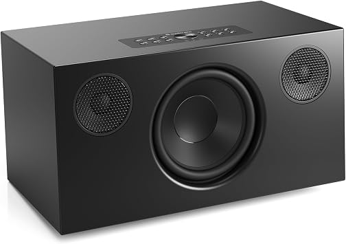 Audio Pro C10 MkII W WiFi and Bluetooth Speaker, Multiroom, AirPlay 2, Google Cast, Spotify Connect - Black