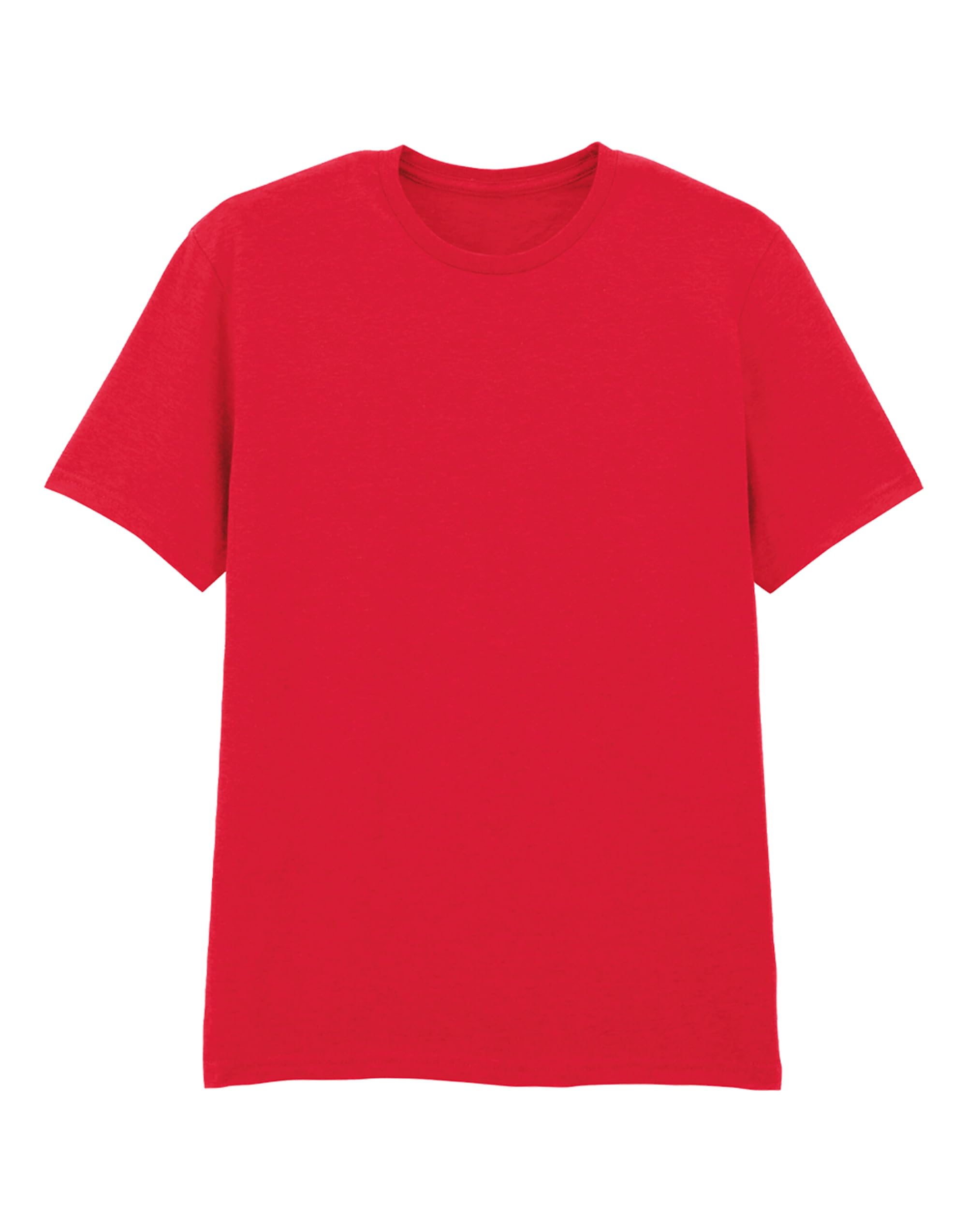 COOZO Softstyle Short Sleeve T-Shirt for Men - Red - 4XL
