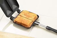 Vista 5 de Yoshikawa SJ2703 - Máquina de arena caliente, para fuego de gas, doble caliente, ancho completo 5.5 x largo 13.4 x alto 1.3 pulgadas