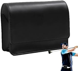 Firulab Golf Range Finder Bag Case - Outdoor Golf Rangefinder Leather Case Storage Bag,Fashion Range Finder Case Carry Bag For Men Golf Accessories