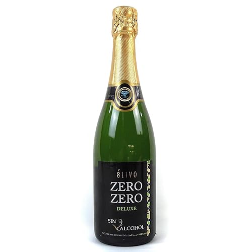 Miniatura 2 de Elivo Zero Zero Deluxe - Desalcoholizado espumoso 0.0% sin alcohol burbujeante de España, seco, bajo en azúcar, bajo en calorías (25.4 fl oz, 4