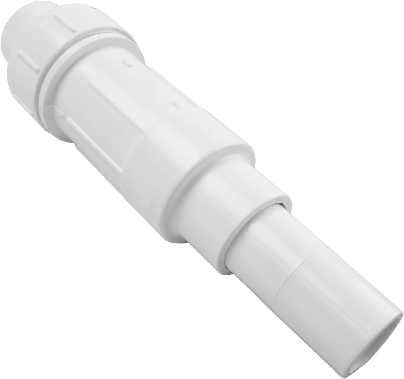 LASCO 202100 Telescopic KwikRepair Coupling, 1/2", White