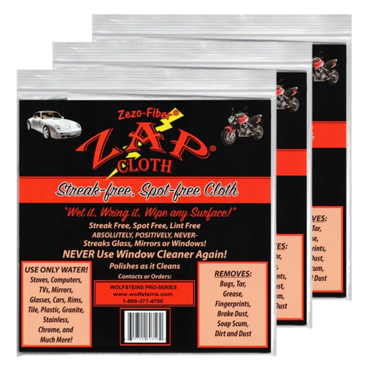 ZAP Cloth Premium Microfiber Cleaning Cloth