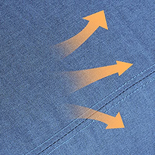 Yaheetech Fabric Recliner Chair Sofa Ergonomic Adjustable Single Sofa With Thicker Seat Cushion Modern Home Theater Seating For Living Room Light Blue #TOP7