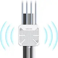 AX1800 WiFi 6 Ponto de acesso externo sem fio, extensor de malha WiFi WAVLINK de longo alcance com PoE | Banda dupla de 2,4 e 5 GHz | até 128 dispositivos | IP67 à prova d'água, suporta modos de