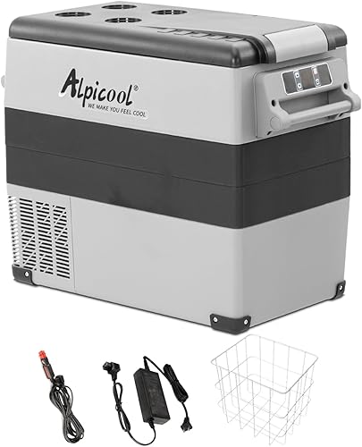 Miniatura 9 de Alpicool NCF45 Refrigerador Congelador Portátil, Refrigerador de Automóvil de 12 Voltios, 42 cuartos de galón (40 litros) Refrigerador de Automóvil