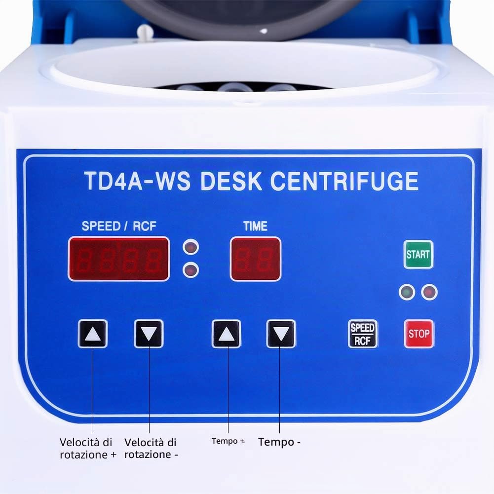 InLoveArts Centrifuga da Laboratorio, Centrifuga PRP con display digitale, regolabile da 500~4000 RPM, per provette da 12 15 ml
