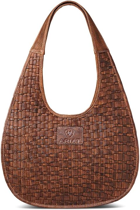 ARIAT Women's Paige Woven Basket Weave Shoulder Bag
