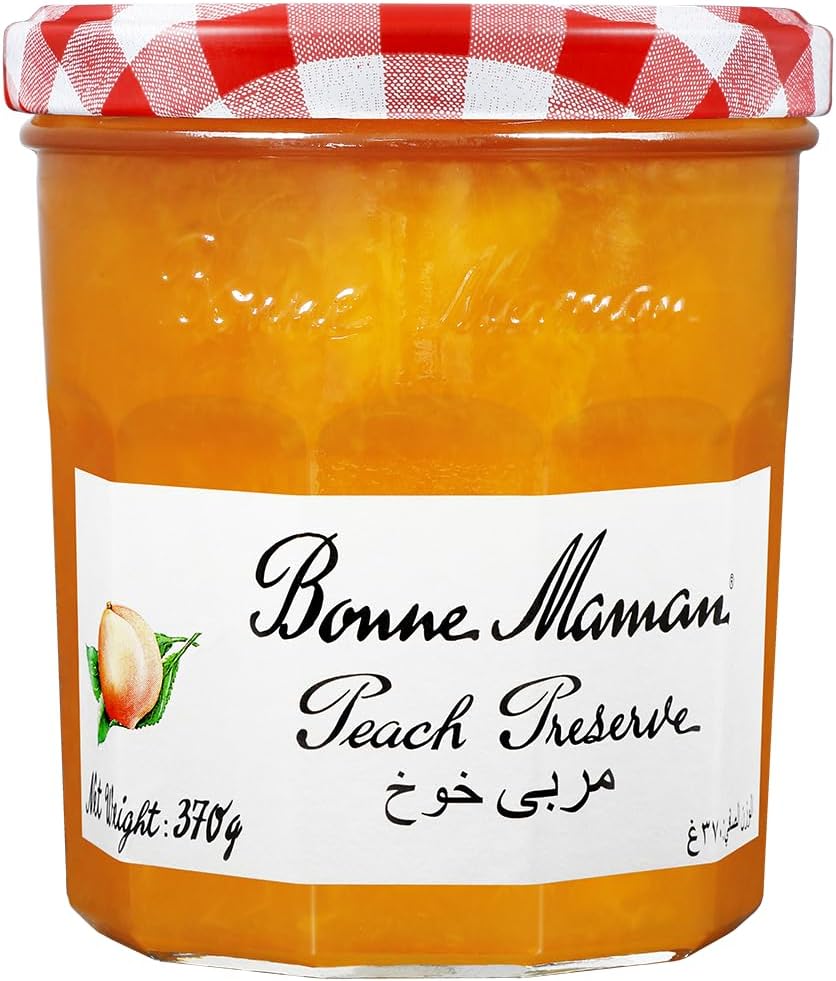 Peach Preserve, Made from Fresh Fruit - 370 g