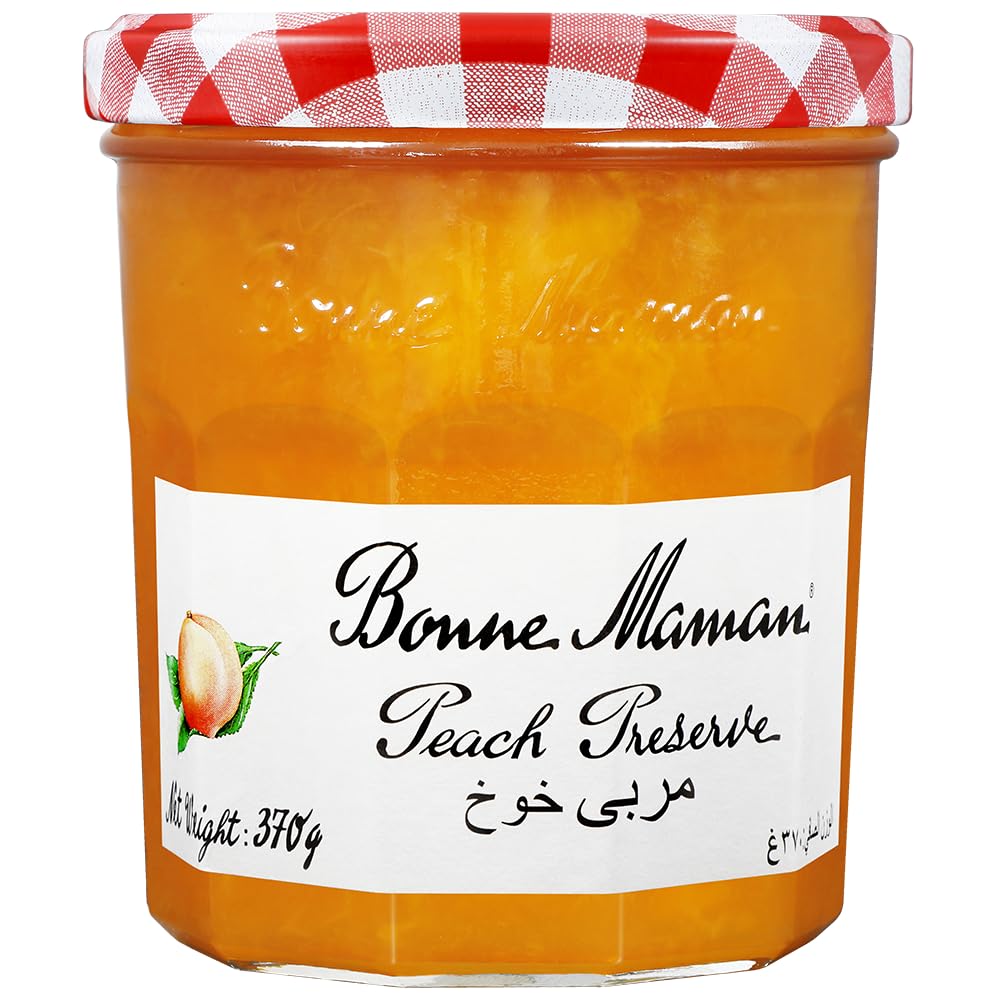 Peach Preserve, Made from Fresh Fruit - 370 g
