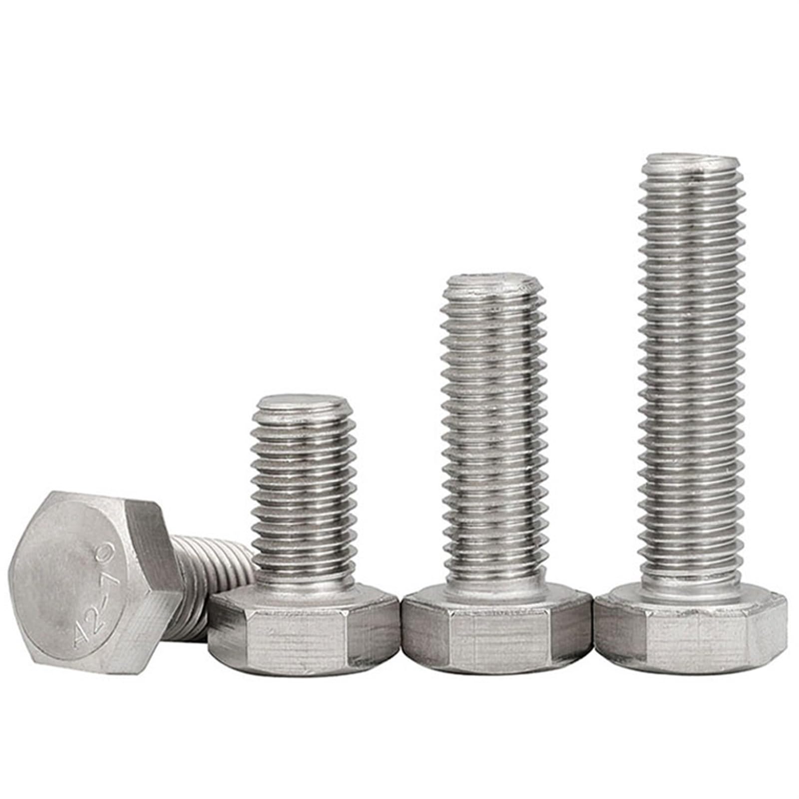 Amazon.co.jp: Cliuyou-六角ボルト 304 ステンレス鋼六角小ねじ