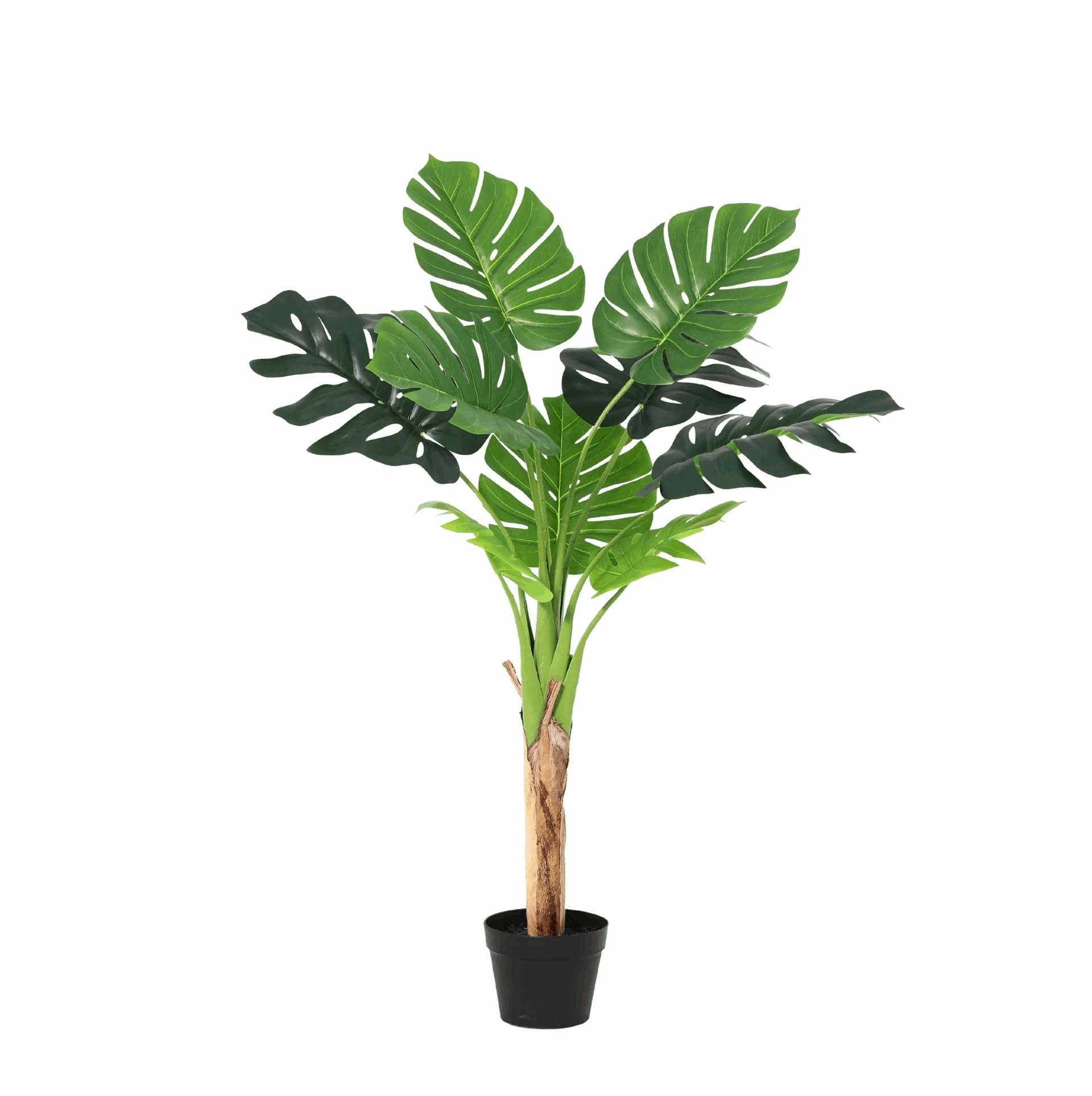 Monstera Deliciosa sztuczna roślina 120 cm – duża roślina dekoracyjna – bez pielęgnacji roślina pokojowa do salonu, biura i recepcji