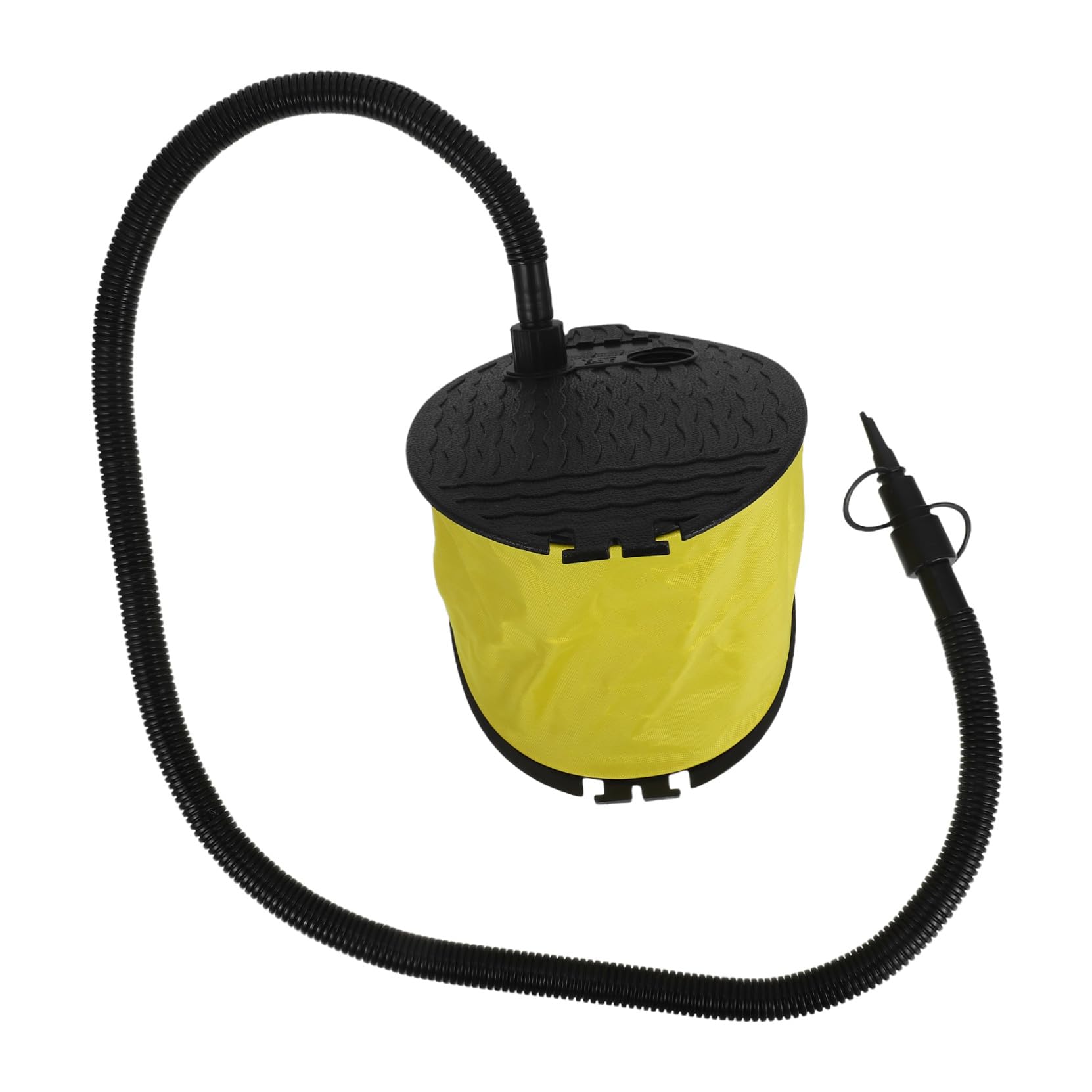 DOITOOL 3 Stück Fuß-balgpumpe Robuste Fußluftpumpe mit Adaptern Schnell Aufblasbar und Entleerbar Geeignet für Luftmatratzen Camping Yogabälle und Luftbetten Kompakt und Tragbar