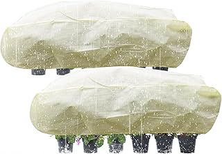 Garden Bed Cover | Rectangular Plant Protection with Drawstring,Cold Weather Plant Protection,for Outdoor Garden Winter Cold Weather Landscape Patio Balcony Porch