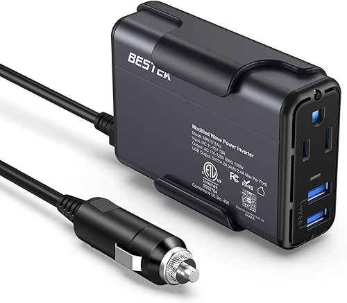 Vista 17 de BESTEK Inversor de potencia Rojo